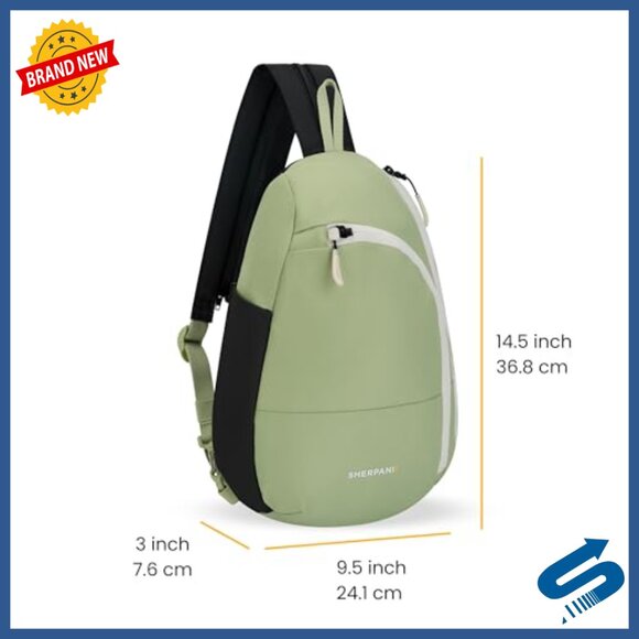 Small Convertible Sling Backpack, 8L Travel Bag, RFID Protection display picture 2